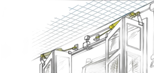 Molle a gas velocita regolabile