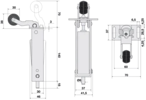 Chiudiporta DICTATOR standard