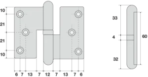 Cerniere porte piano e cabina