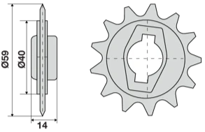 Pignoni operatori FIAM